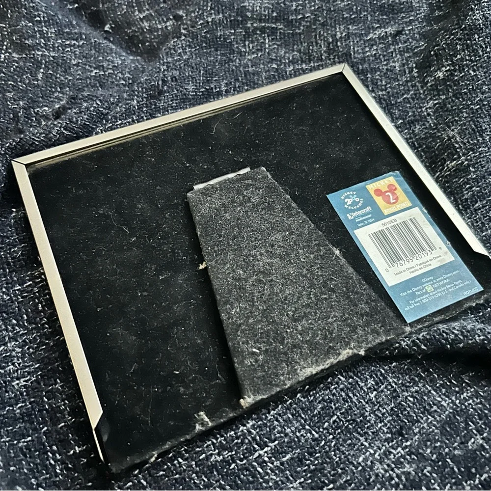 Disney Parks Mickey and Friends Pewter Picture Photo Frame 3.25” x 4.75” (photo) - Picture 2 of 5